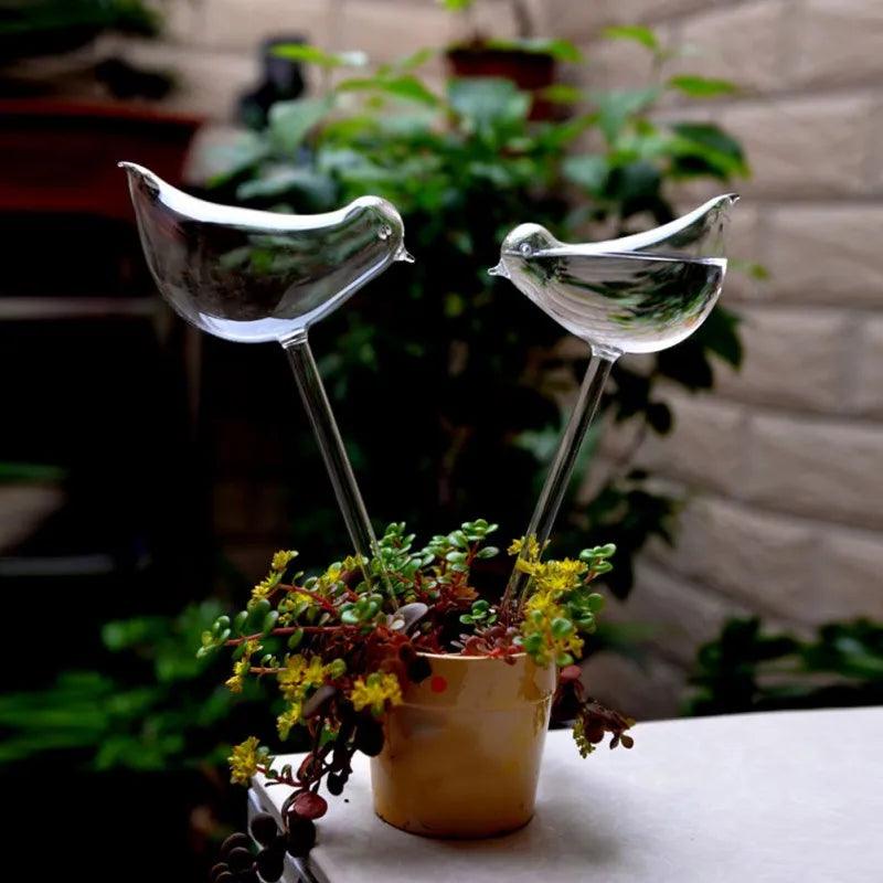 Self-watering glass plant feeders - Nordique Boutique