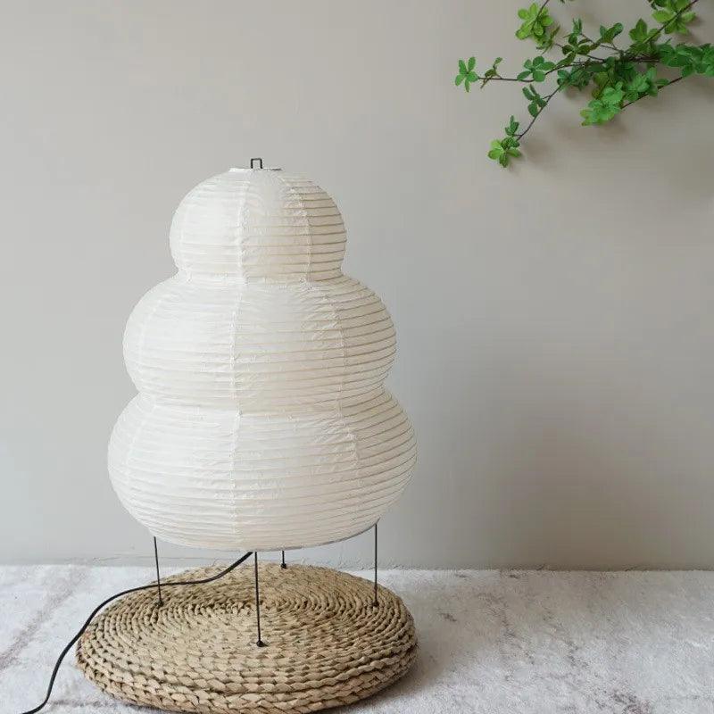 Japanese Rice Paper, Tripod Bubble Floor Lamp - Nordique Boutique